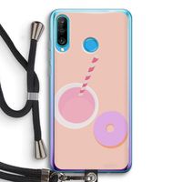 Donut: Huawei P30 Lite Transparant Hoesje met koord Donut: Huawei P30 Lite Transparant Hoesje met koord