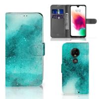 Hoesje Motorola Moto G7 | G7 Plus Painting Blue Hoesje Motorola Moto G7 | G7 Plus Painting Blue