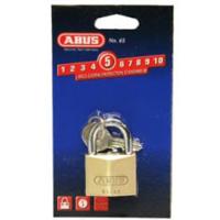 Abus hangslot 65/40mm goud - sleutelslot - 5cm