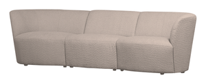 WOOOD 3-zits Bank 'Coco' Bouclé, kleur Zand