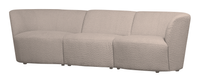 WOOOD 3-zits Bank 'Coco' Bouclé, kleur Zand