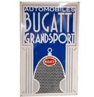 Bugatti Grand Sport Emaille Bord - 74 x 46cm Bugatti Grand Sport Emaille Bord - 74 x 46cm