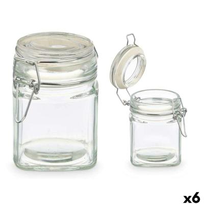 Glazen pot Vivalto 01-1605 01-1605 Transparant 200 ml (6 Stuks)