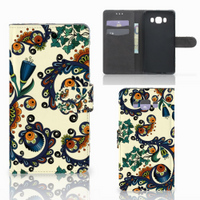Wallet Case Samsung Galaxy J7 2016 Barok Flower - thumbnail