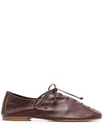 Hereu chaussures en cuir Plegada à lacets - Marron