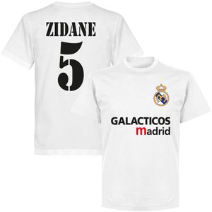 Galácticos Real Madrid Zidane 5 Team T-shirt