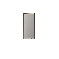 Spiegel INK SP19 Rechthoek In Stalen Kader Met Indirecte Colour Changing LED Verlichting 40 x 4 x 80 cm Mat Zwart