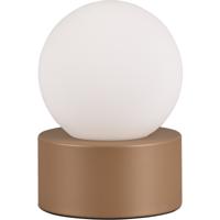 Stijlvolle LED Tafellamp Coffee - Ronde Tafelverlichting E14 Metaal