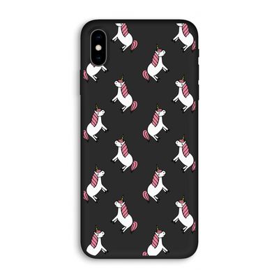 Eenhoorns overal: iPhone XS Max Biologisch afbreekbaar hoesje