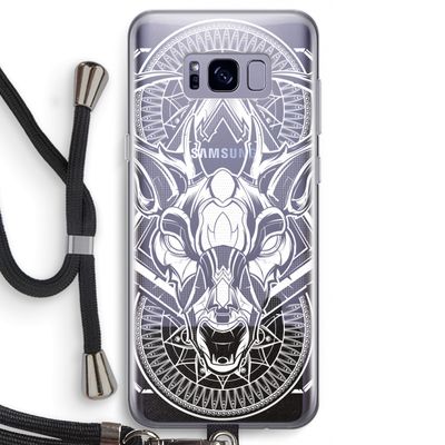 Oh Deer: Samsung Galaxy S8 Transparant Hoesje met koord