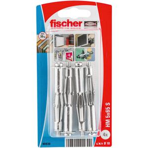 Fischer 90930 schroefanker & muurplug 4 stuk(s) Hollewandanker 65 mm