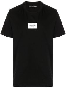 Calvin Klein t-shirt en coton à logo imprimé - Noir