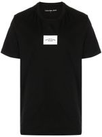 Calvin Klein t-shirt en coton à logo imprimé - Noir