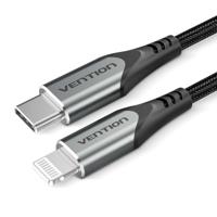 Kabel Lightning Vention TACHF Grijs 1 m