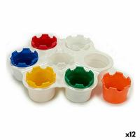 Pallet Vingerverf Multicolour Plastic 23 x 6 x 25 cm (12 Stuks)