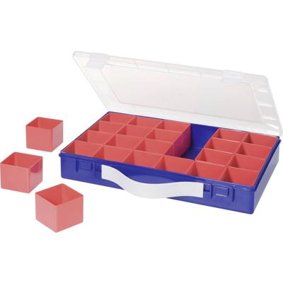 Hünersdorff Assortimentskoffer (l x b x h) 332 x 232 x 55 mm Aantal vakken: 24 Variabele onderverdeling Inhoud 1 stuk(s)