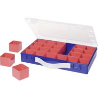 Hünersdorff Assortimentskoffer (l x b x h) 332 x 232 x 55 mm Aantal vakken: 24 Variabele onderverdeling Inhoud 1 stuk(s)
