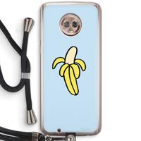 Banana: Motorola Moto G6 Transparant Hoesje met koord