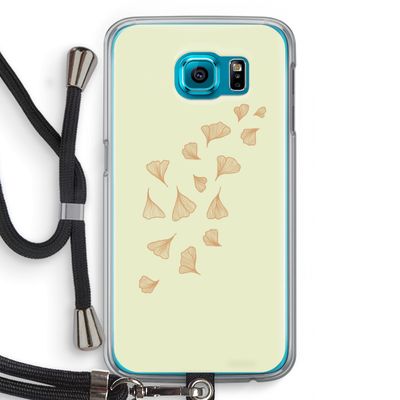 Falling Leaves: Samsung Galaxy S6 Transparant Hoesje met koord