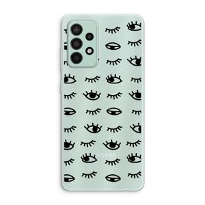 Eye pattern #2: Samsung Galaxy A52s 5G Transparant Hoesje