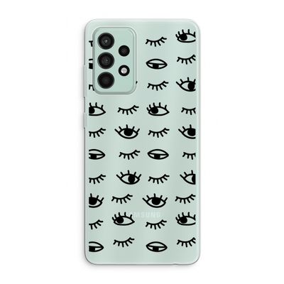 Eye pattern #2: Samsung Galaxy A52s 5G Transparant Hoesje