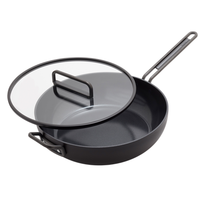 GreenPan™ Stanley Tucci™ Ceramic Nonstick 6.5QT/33cm Stanley Pan with Lid, Milano Black
