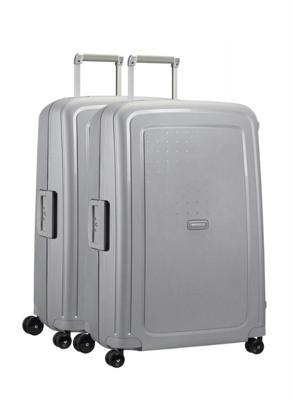 Samsonite S&apos;cure Kofferset Zilver