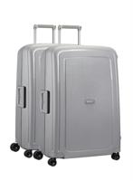 Samsonite S&apos;cure Kofferset Zilver