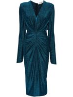 DVF Diane von Furstenberg robe mi-longue Hades - Bleu