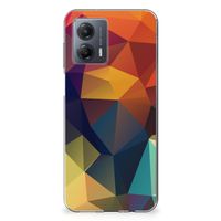 Motorola Moto G53 TPU Hoesje Polygon Color