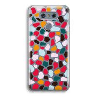 Colored Giraffe: LG G6 Transparant Hoesje