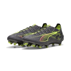 PUMA Ultra 5 Ultimate Gras Voetbalschoenen (FG) Donkergrijs Geel Roze