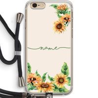 Zonnebloemen: iPhone 6 PLUS / 6S PLUS Transparant Hoesje met koord Zonnebloemen: iPhone 6 PLUS / 6S PLUS Transparant Hoesje met koord
