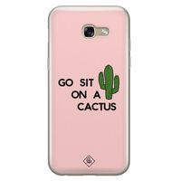Samsung Galaxy A5 2017 siliconen hoesje - Go sit on a cactus