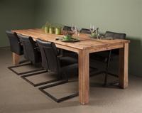Tower Living Eettafel 'Lorenzo' Driftwood teak, 240 x 100cm