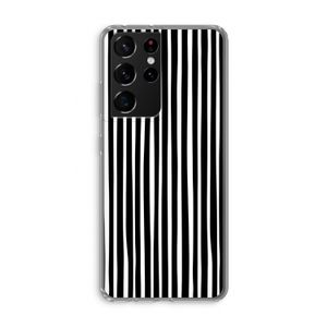 Stripes: Samsung Galaxy S21 Ultra Transparant Hoesje