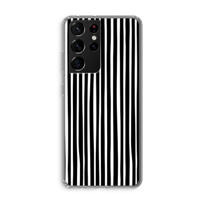 Stripes: Samsung Galaxy S21 Ultra Transparant Hoesje