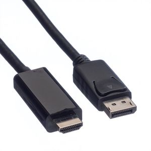 VALUE 11.99.5785 video kabel adapter 1 m DisplayPort Zwart