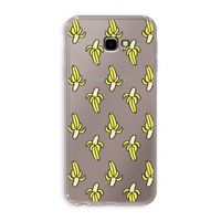 Bananas: Samsung Galaxy J4 Plus Transparant Hoesje