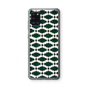 Moroccan tiles: Samsung Galaxy A31 Transparant Hoesje