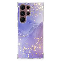 Back Cover voor Samsung Galaxy S23 Ultra Watercolor Paars - thumbnail