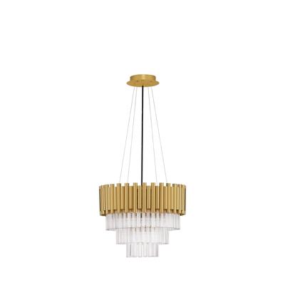 Lyora HanglampMagnolia goud met kristal Ø 39cm - 9824080
