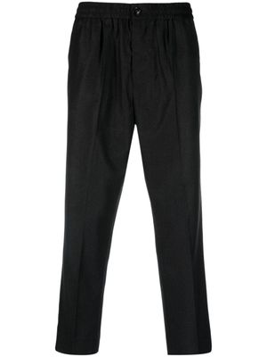 AMI Paris pantalon court à plis marqués - Gris