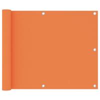 VidaXL Balkonscherm 75x400 cm oxford stof oranje