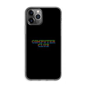 Retro: iPhone 11 Pro Max Transparant Hoesje