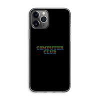 Retro: iPhone 11 Pro Max Transparant Hoesje