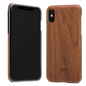 Woodcessories Slim Case mobiele telefoon behuizingen 16,5 cm (6.5") Hoes Walnoot