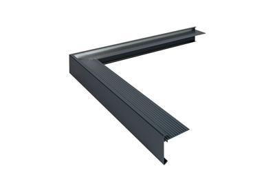 Aluminium Buitenhoek Antraciet RAL7016 - 60 x 64 x 500 mm