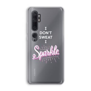 Sparkle quote: Xiaomi Mi Note 10 Transparant Hoesje