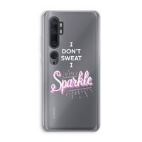 Sparkle quote: Xiaomi Mi Note 10 Transparant Hoesje